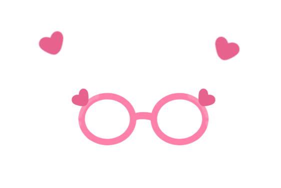 可爱眼镜