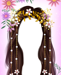 花朵发型